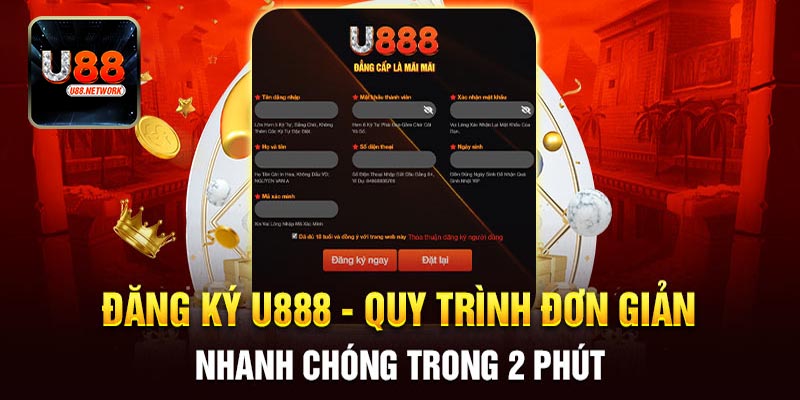 Điều kiện đơn giản để mở ra cơ hội đăng ký U88